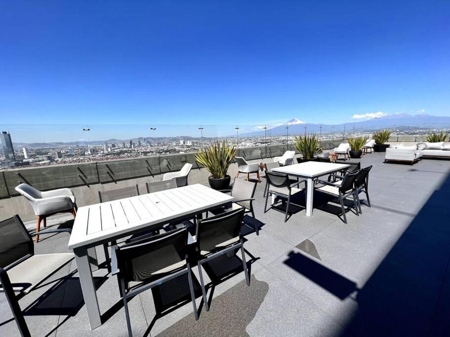 Luxury 3Br Apartment W Pool, Spa & Stunning Views Puebla Exteriér fotografie